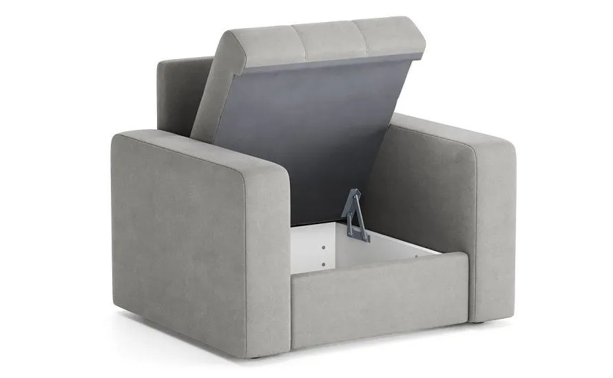 Кресло Тренто Leonardo 14 серый - 4 Кресло Тренто Leonardo 14 серый - 4